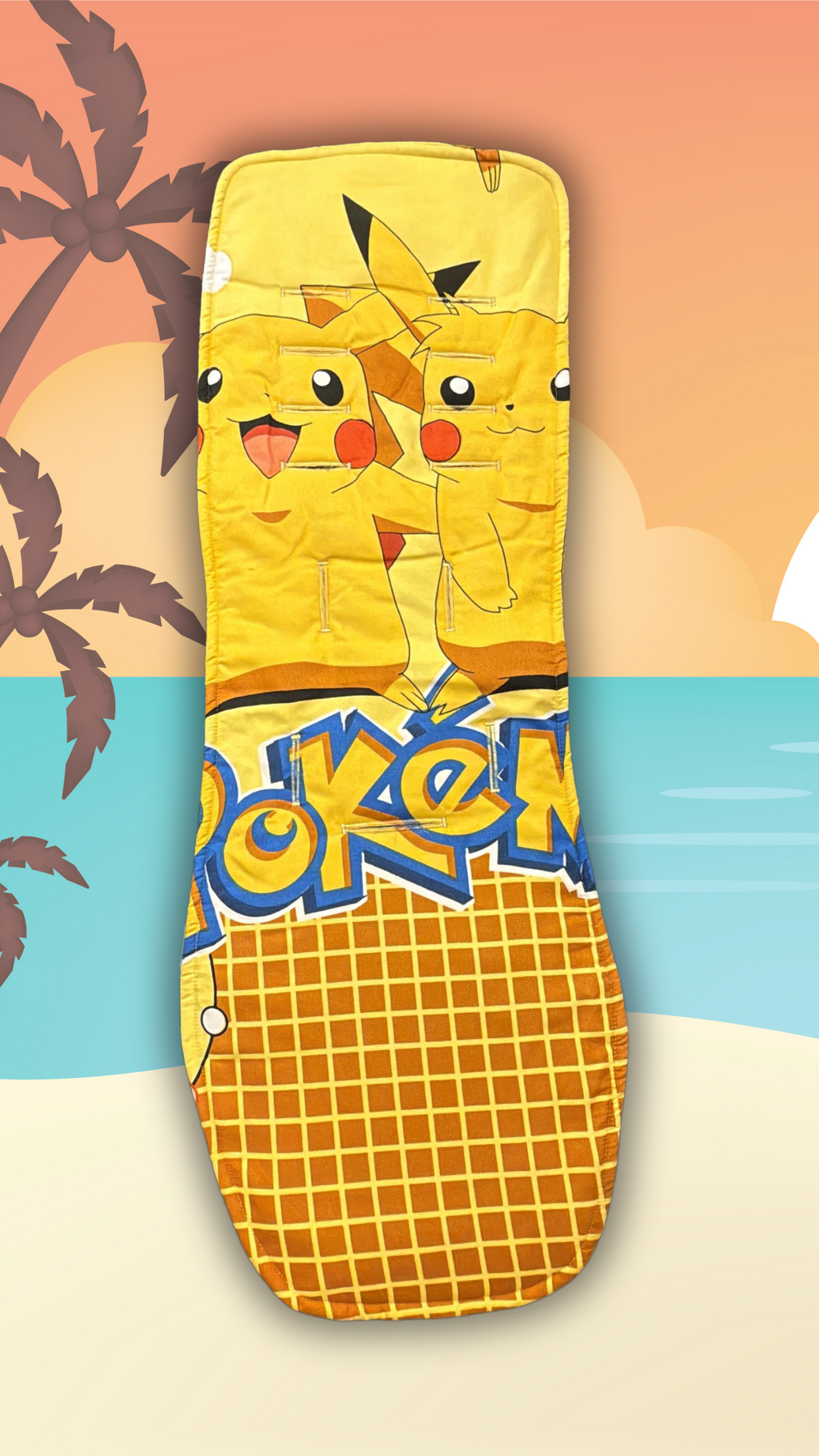 Pokemon Themed Stroller Liner