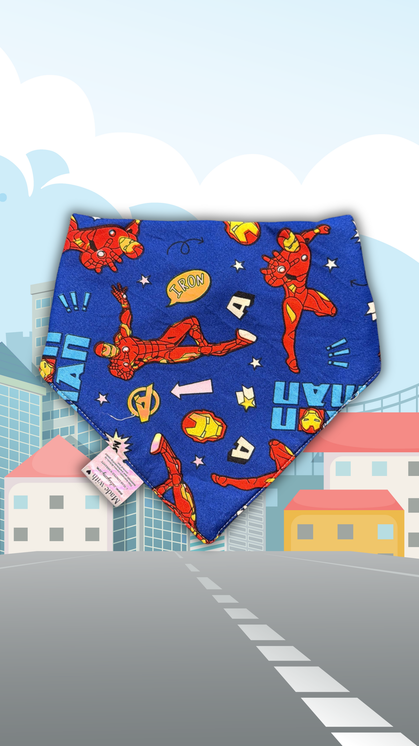 Ironman Design Baby Bib