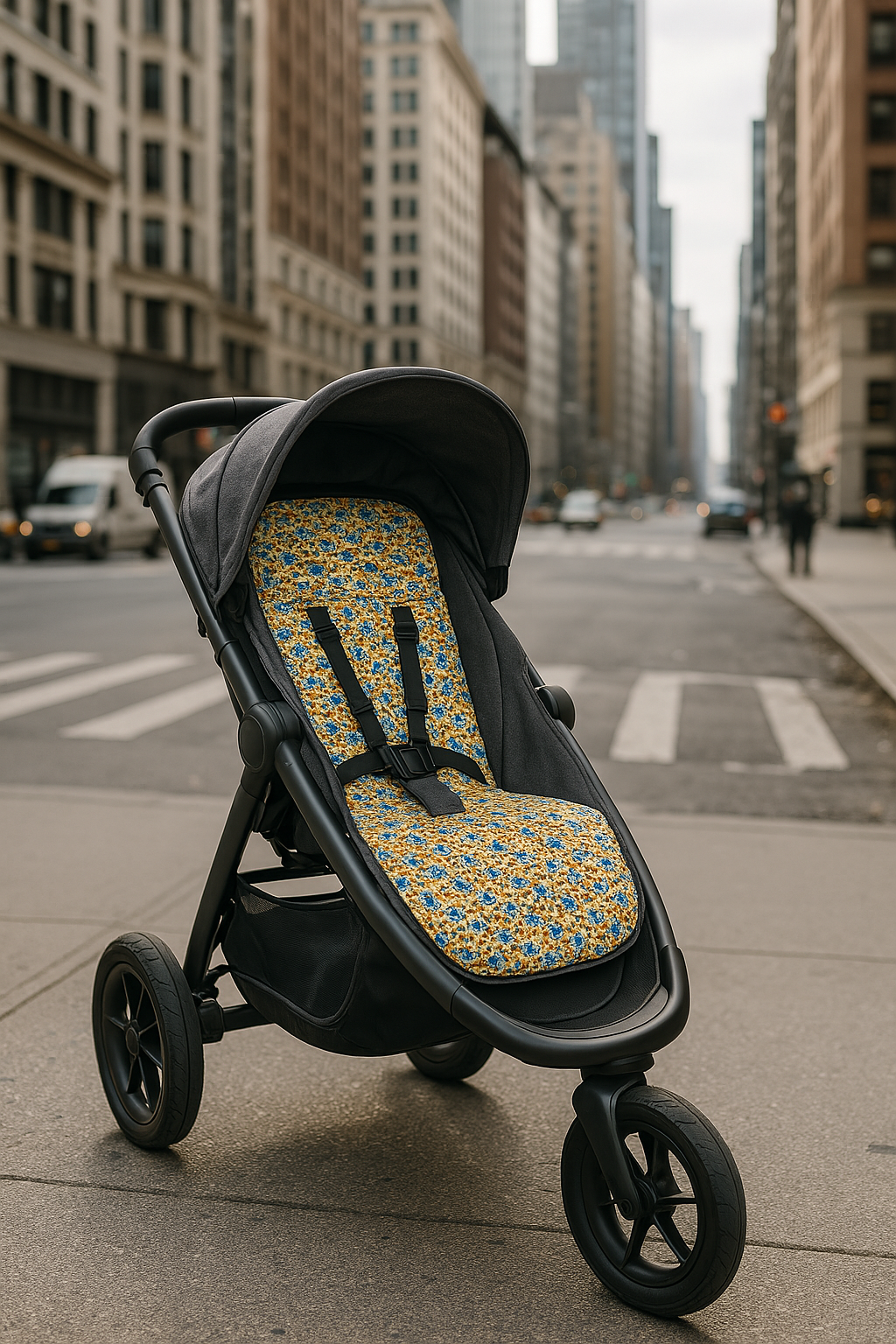 Cute Jellyfish Design Stroller Liner
