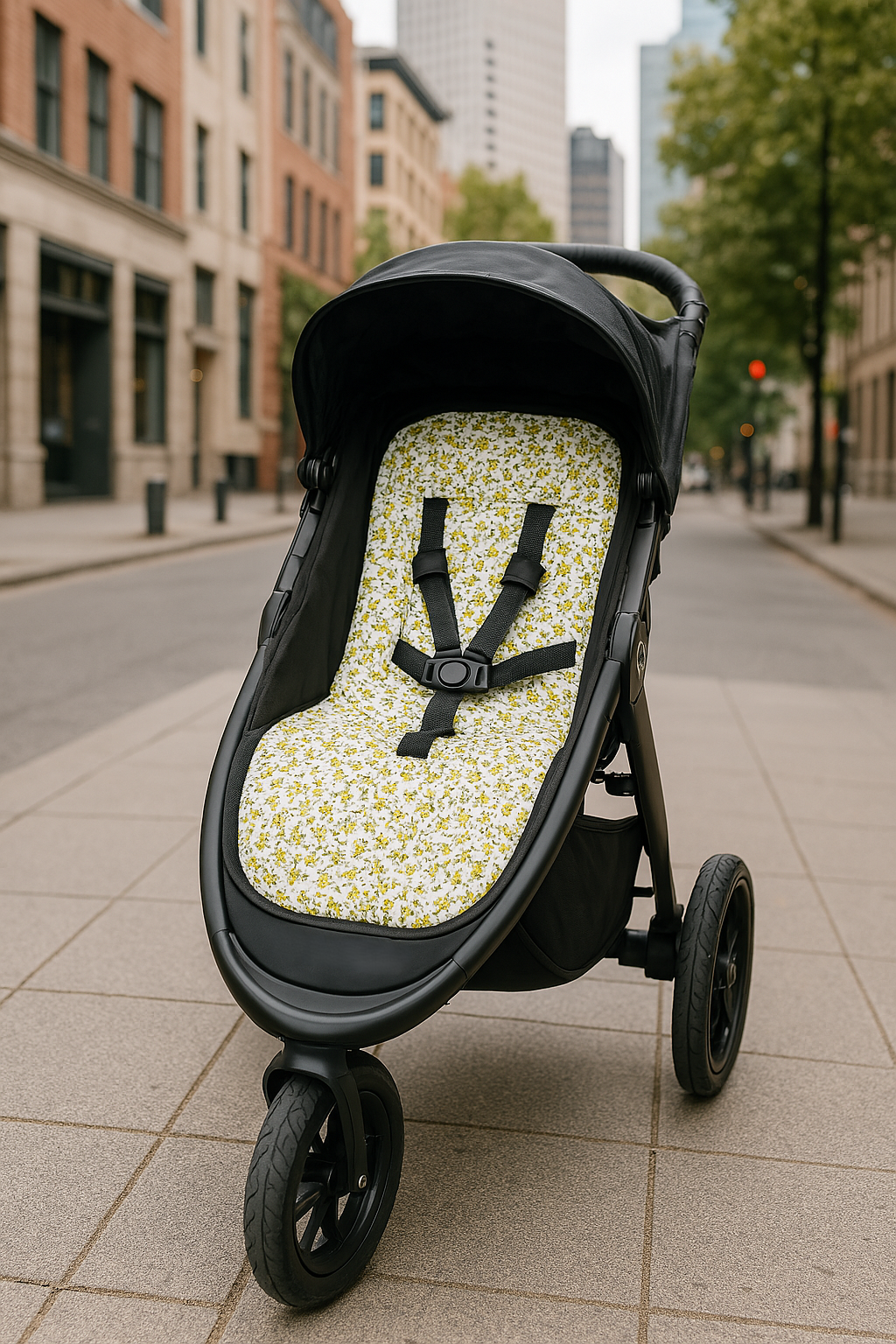 Spring Blossom Stroller Liner