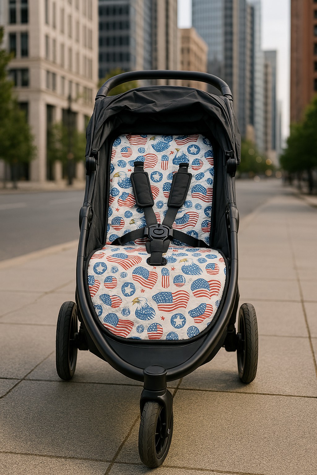 Patriotic Stroller Liner