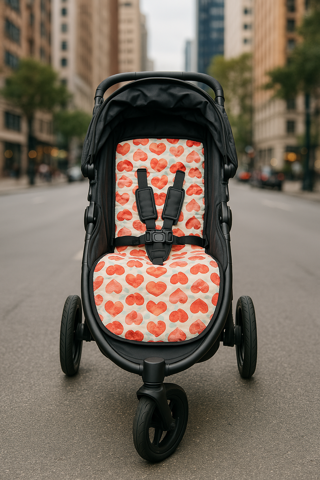 Red Heart Stroller Liners