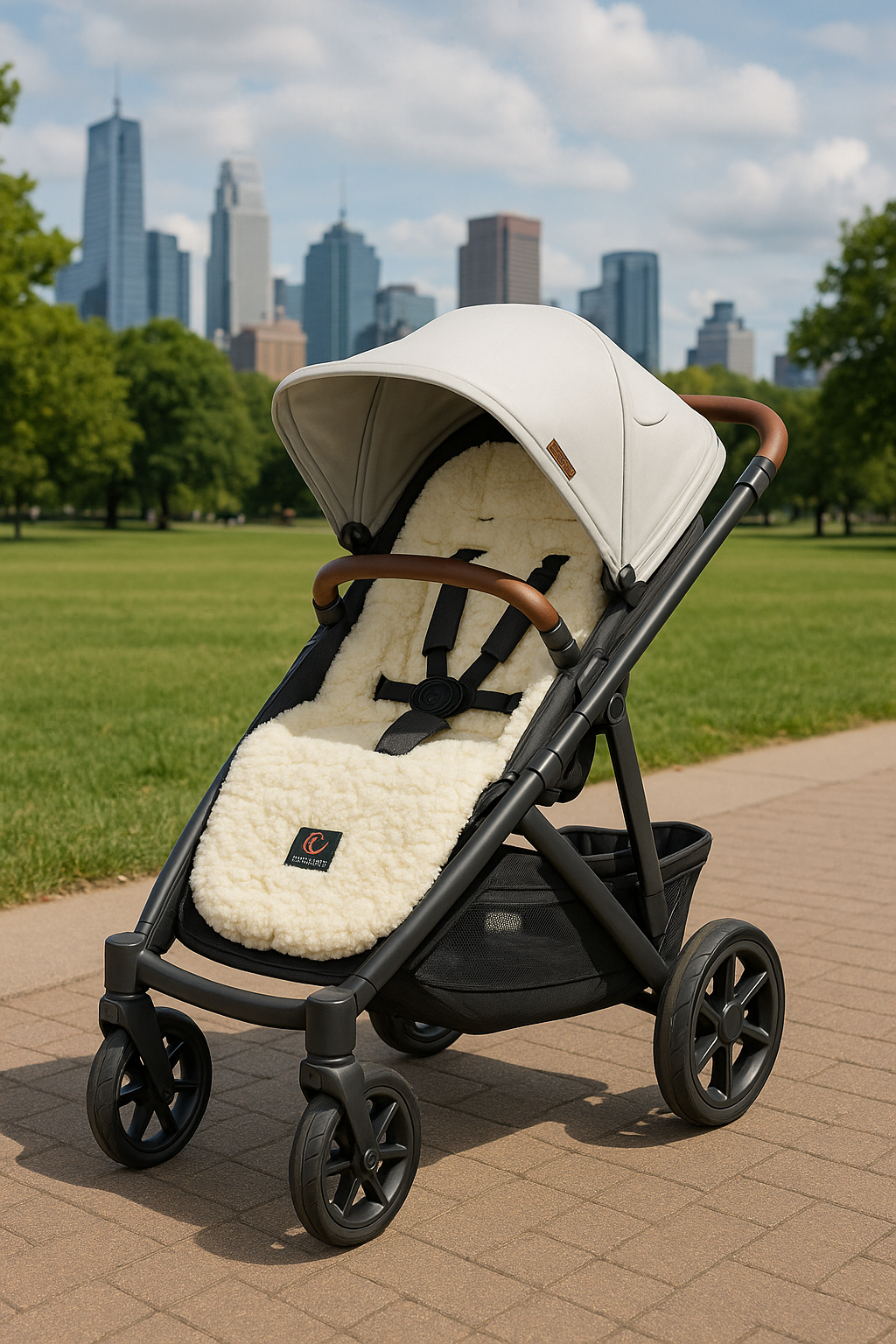 Vanilla Bean Stroller Liner