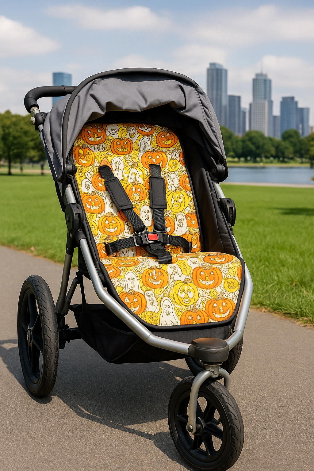 Pumpkin Parade Stroller Liner