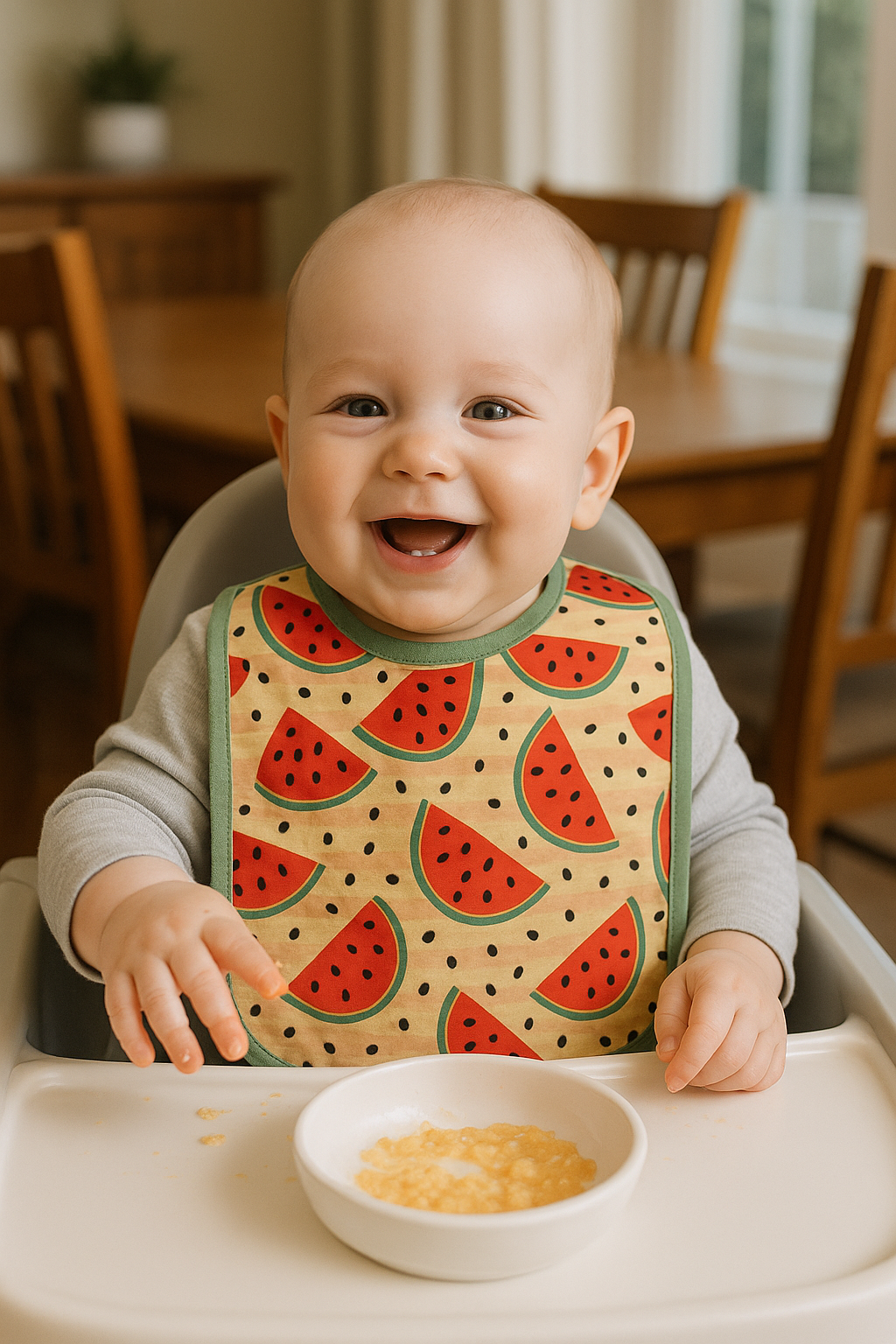 Melon Munch Baby Bib