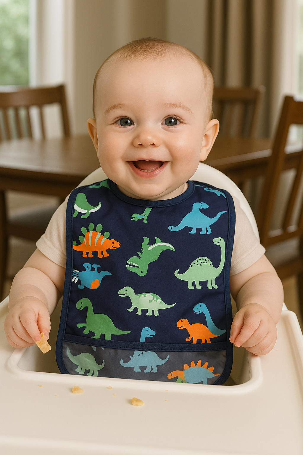 Dino Munch Baby Bib