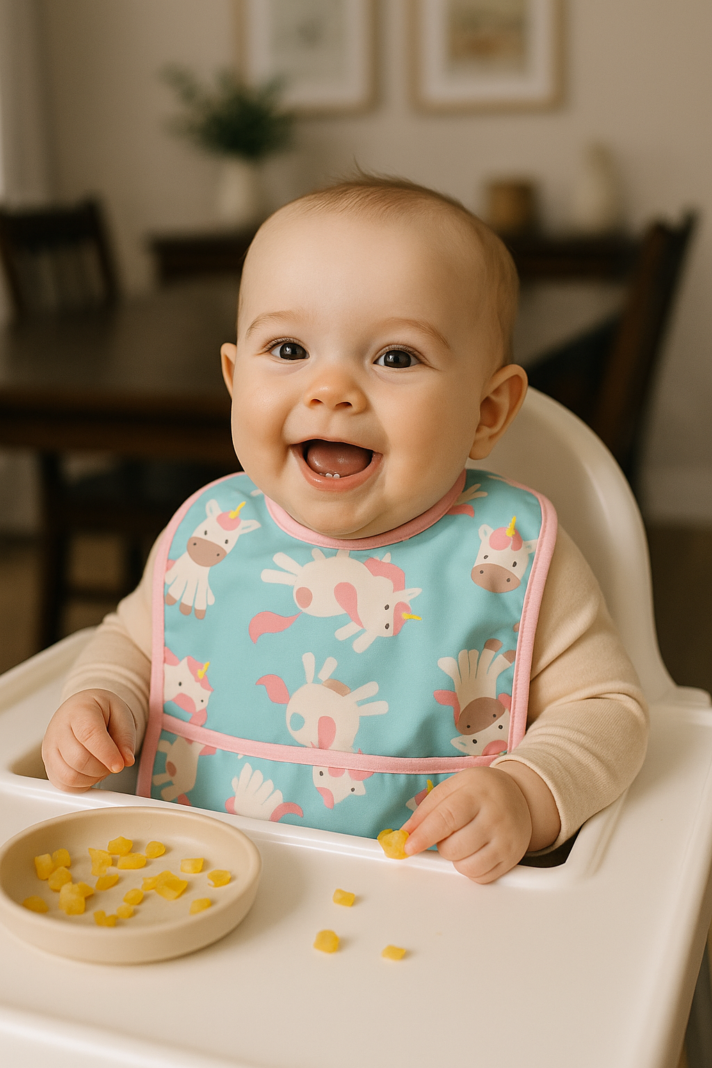 Unicorn Sips Baby Bib