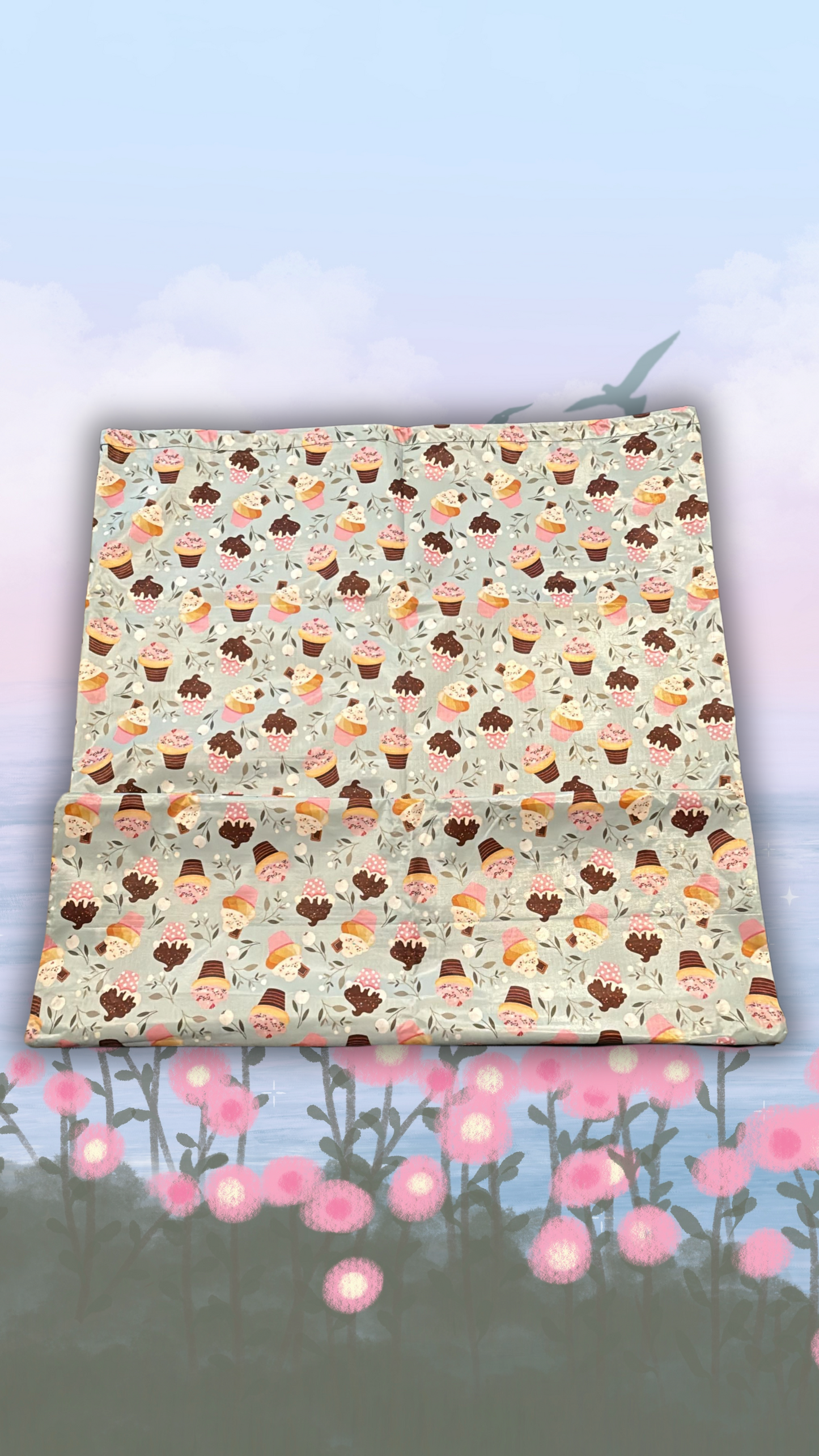 Waterproof Mini Cupcakes Design Laundry Bags