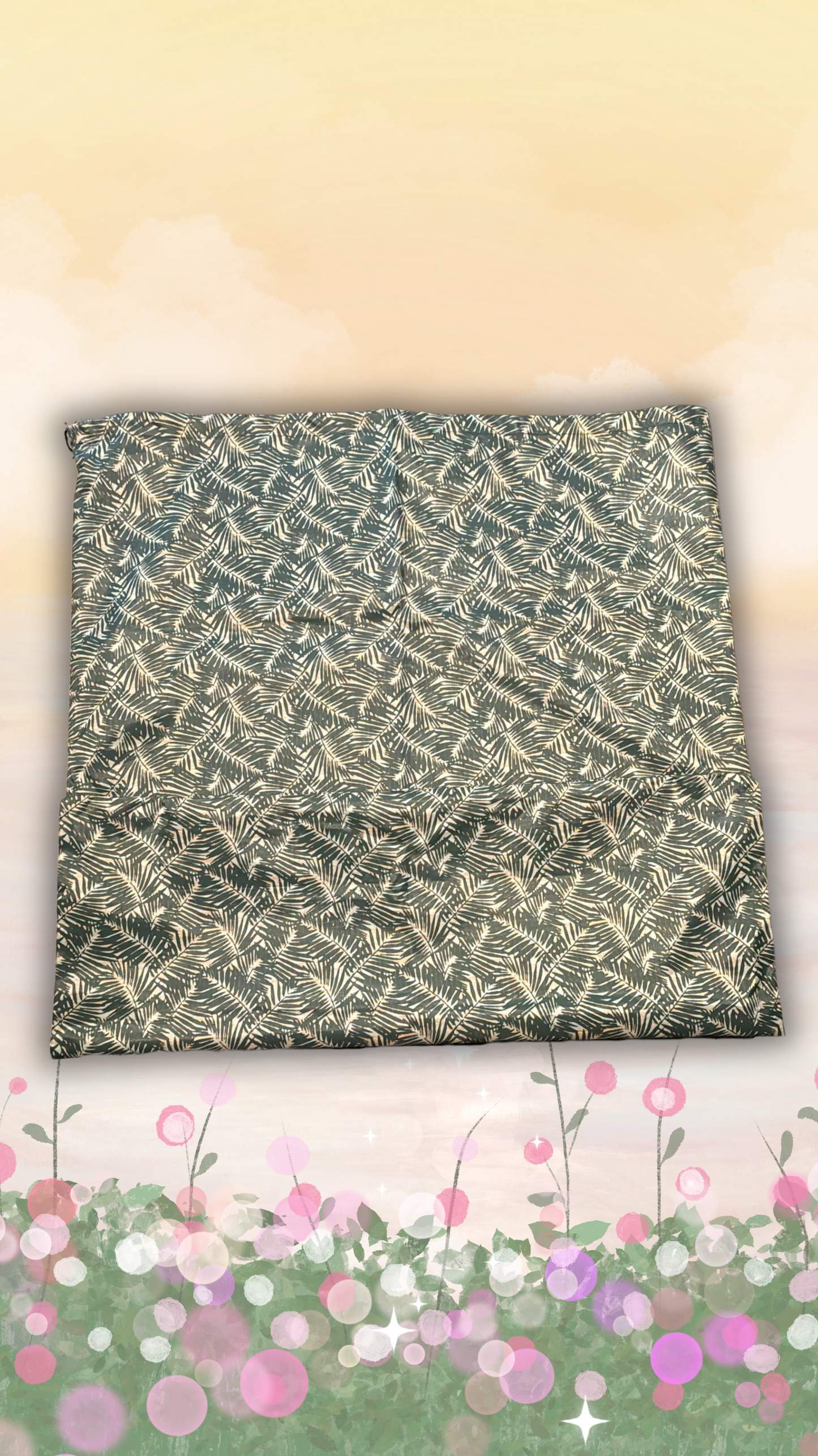 Waterproof Tropical Leaf Print Laundry Bags