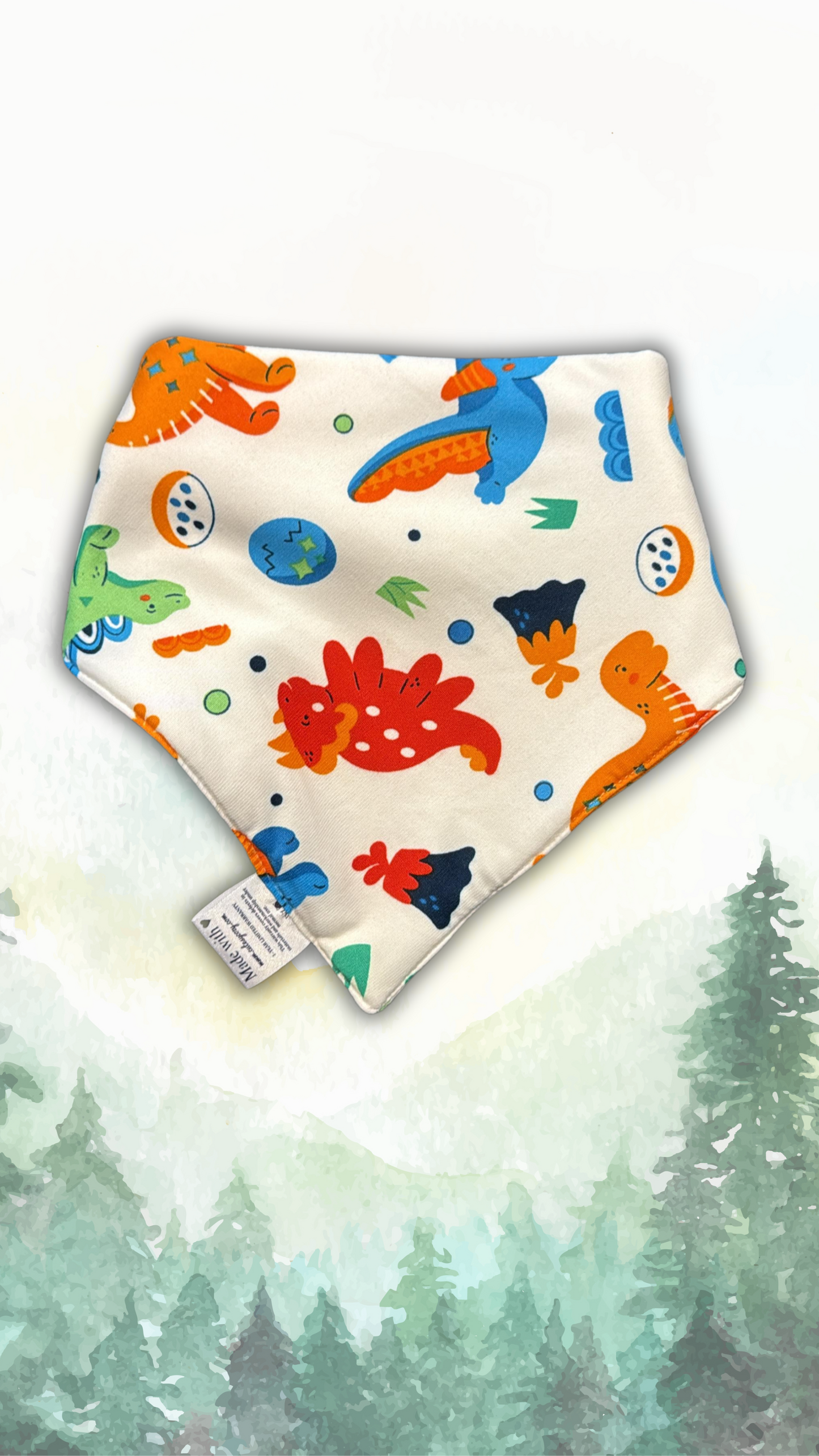 Dino Island Design Bib