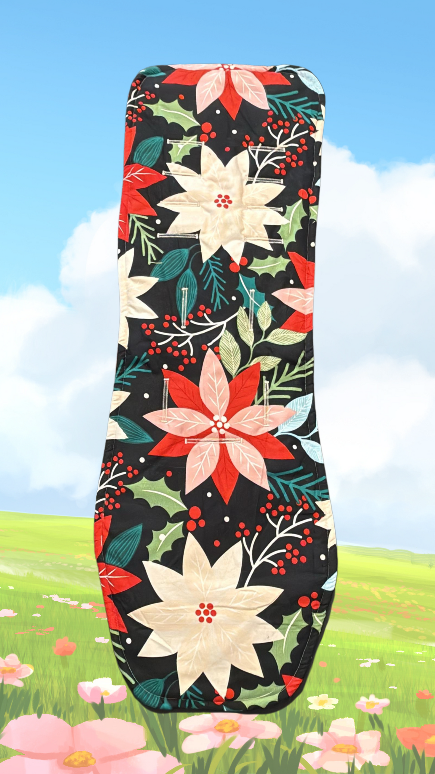 Big Flower Design Stroller Liner