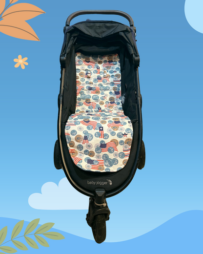 Patriotic Stroller Liner