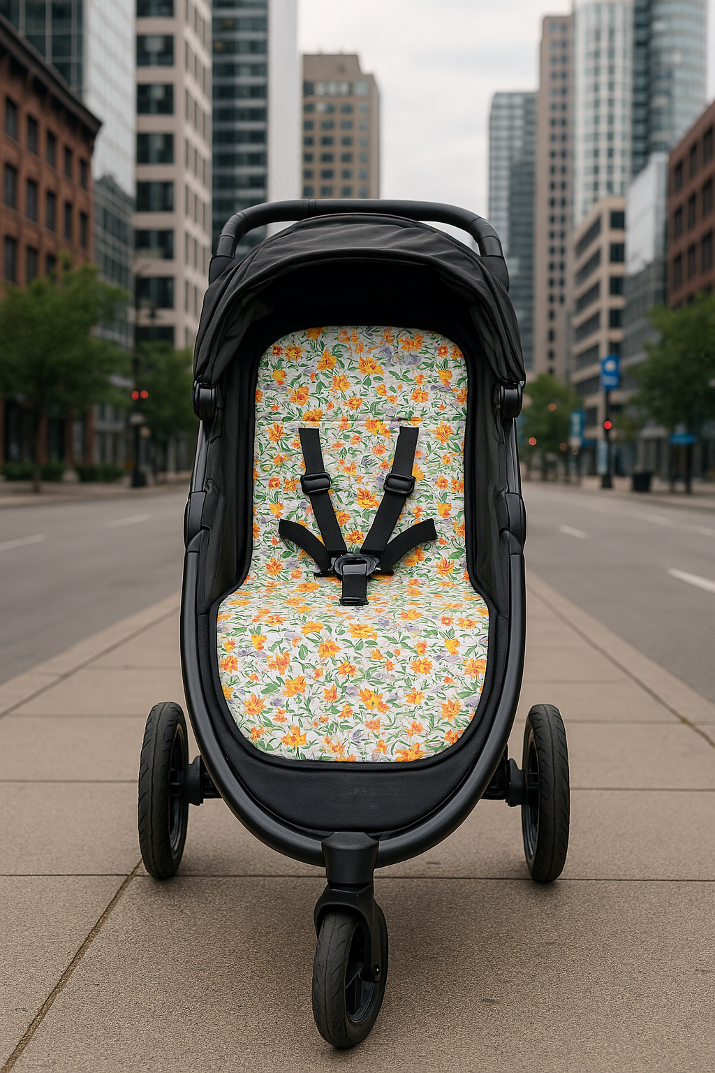 Autumn Vibes Stroller Liner