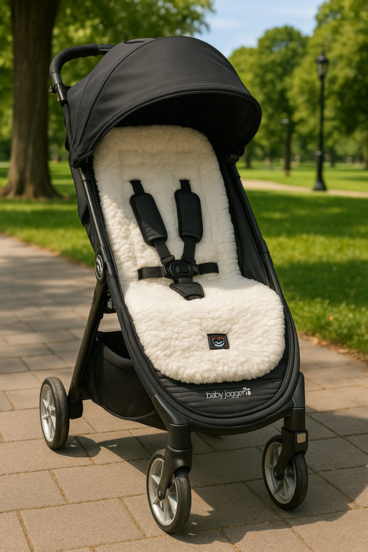 Cream Cuddle Stroller Liner