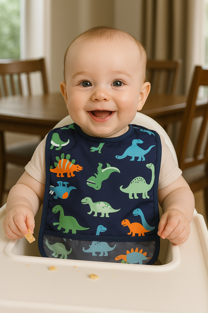 Dino Munch Baby Bib