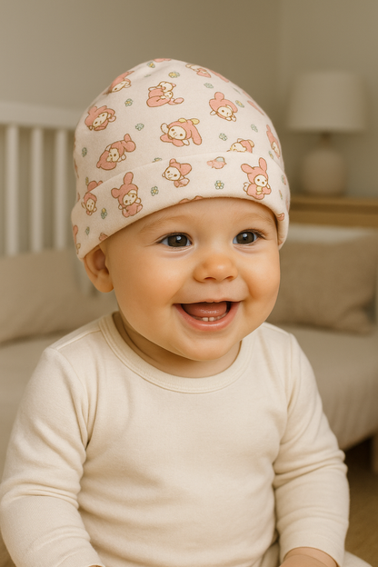 Classic Cuffed Beanie –  Bunny Kiss Beanie