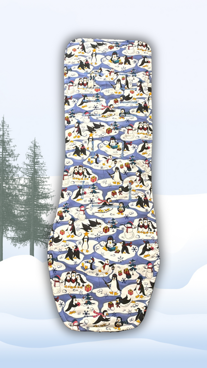 Holiday Penguins Stroller Liner