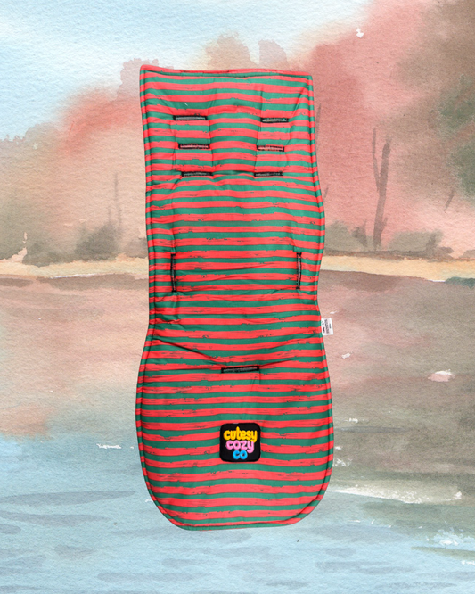 Candy Cane Cuddle Stroller Liner